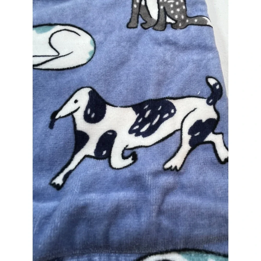 Artisan de Luxe Dog Print Towel 3 Piece Set Bath Hand Washcloth 100% Cotton New